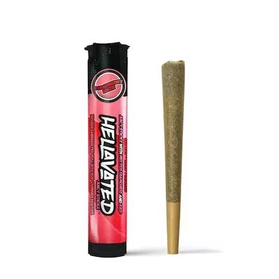 Strawberry Haze Infused Pre-roll by Hellavated, pre-roll