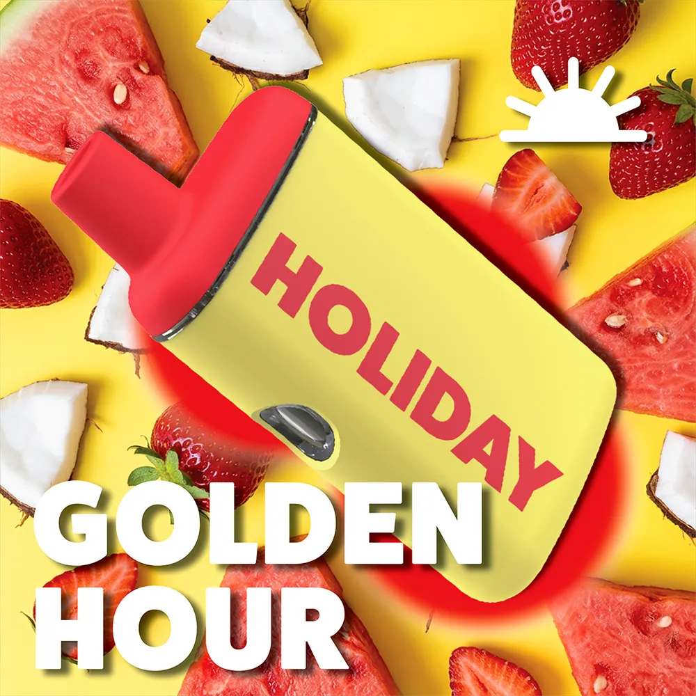 Golden Hour Disposable Vape by HOLIDAY, vape