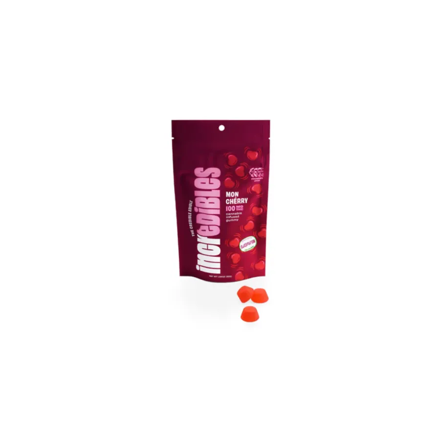 Mon Cherry Cannabis Infused Gummy by Incredibles, edible