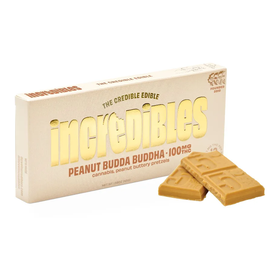 Peanut Budda Buddha Chocolate Bar by Incredibles, edible