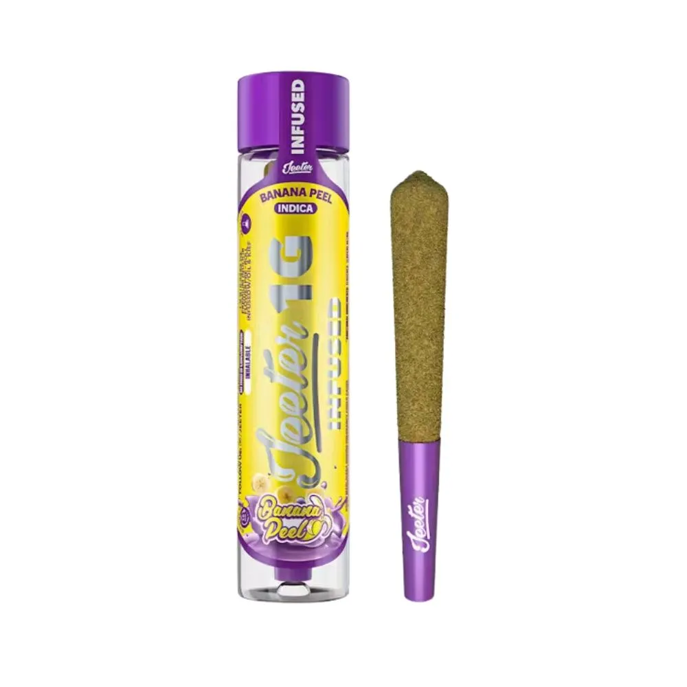 Banana Peel Infused Pre-roll by Jeeter, pre-roll