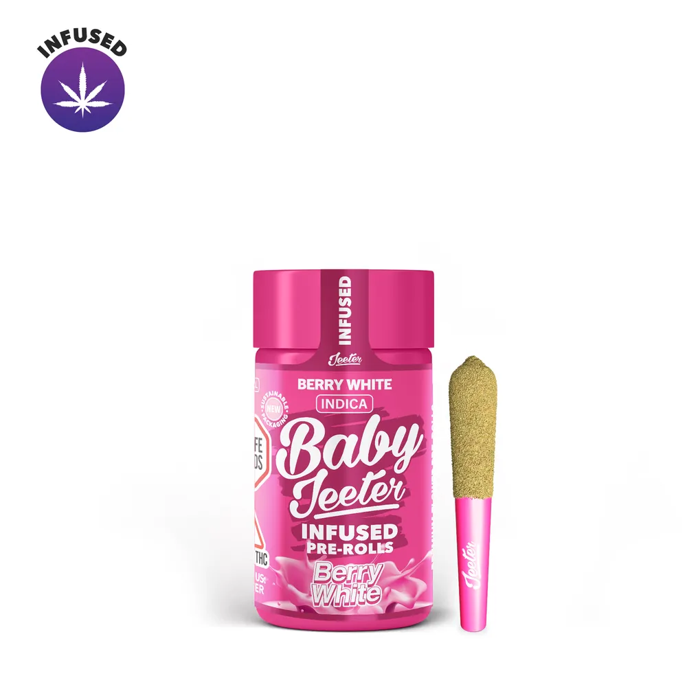 Berry White Infused Pre-roll by Jeeter, pre-roll