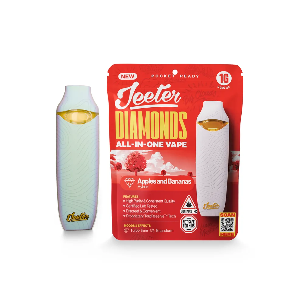 Blueberry Kush Liquid Diamonds All-in-One Vape by Jeeter, vape