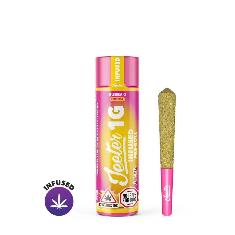 Bubba G Infused Pre-roll by Jeeter, pre-roll