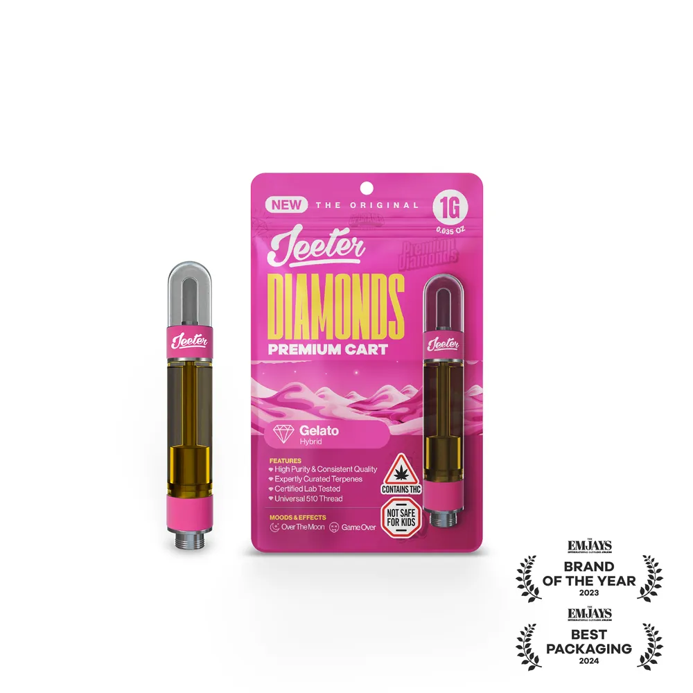 Gelato Liquid Diamonds Oil Cartridge by Jeeter, vape