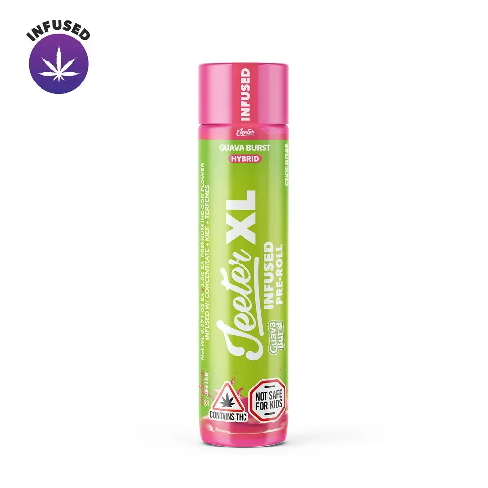 Guava Burst Infused Pre-roll by Jeeter, pre-roll