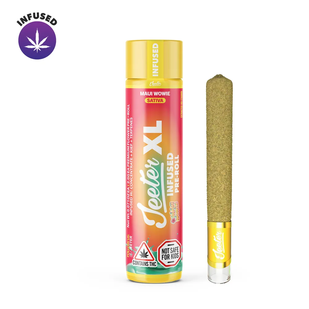 Maui Wowie Infused Pre-roll by Jeeter, pre-roll
