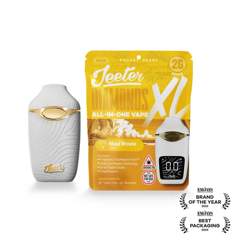 Maui Wowie Liquid Diamonds All-in-One Vape by Jeeter, vape
