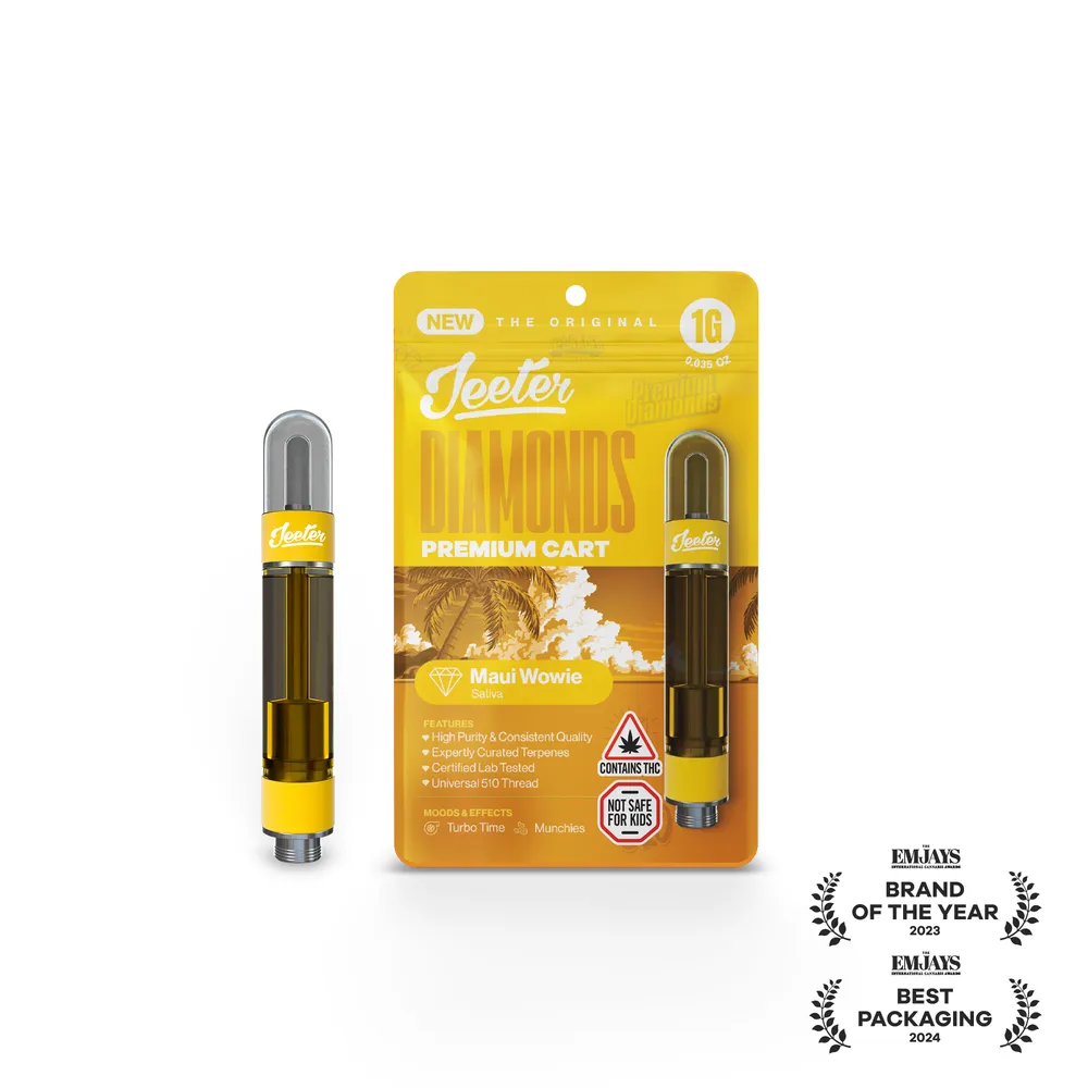 Maui Wowie Liquid Diamonds Oil Cartridge by Jeeter, vape