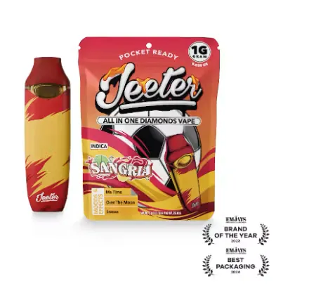 Sangria Liquid Diamonds All-In-One Vape by Jeeter, vape