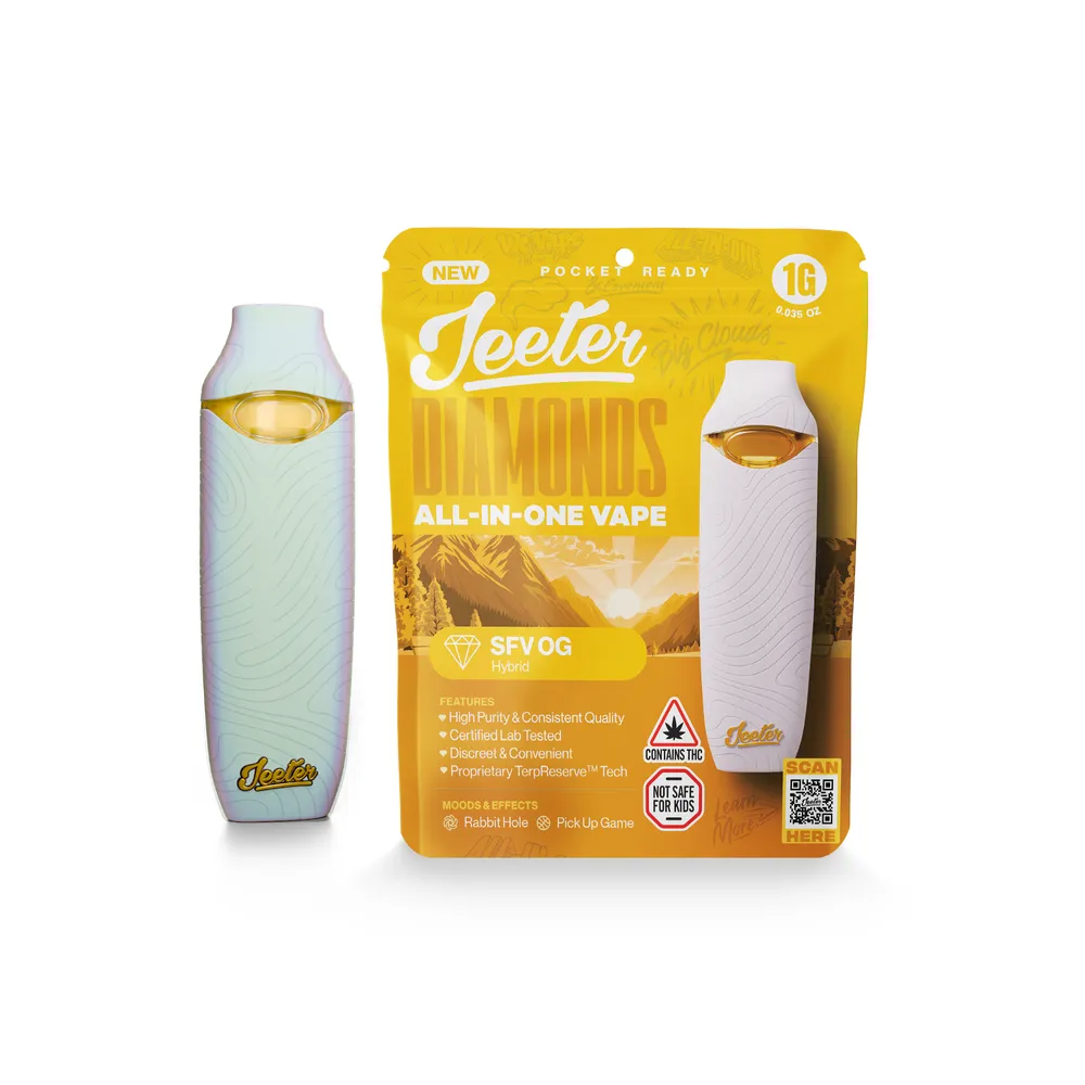 SFV OG Liquid Diamonds All-In-One Vape by Jeeter, vape