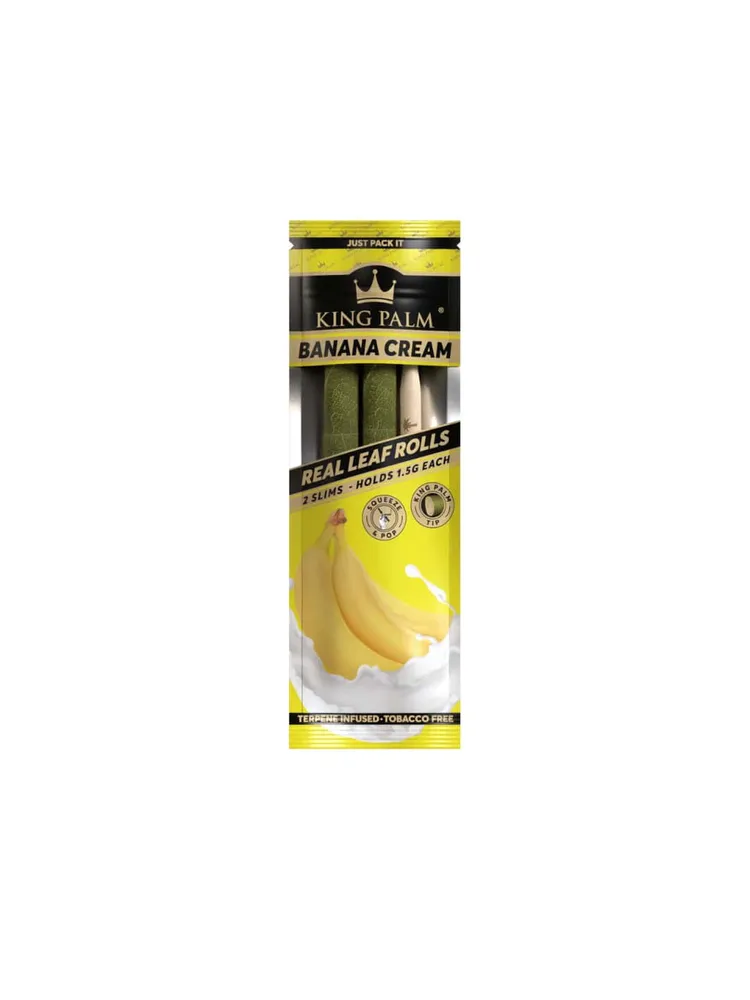 Banana Cream Green Leaf Wrap by King Palm