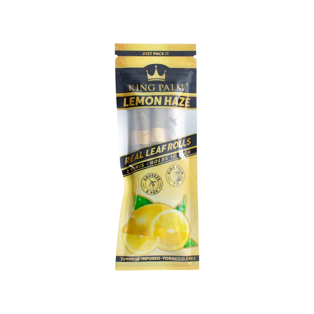 Lemon Haze Green Leaf Wrap by King Palm