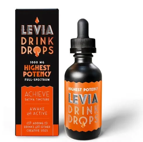 Achieve Full Spectrum Drink Drops Tincture by LEVIA, tincture