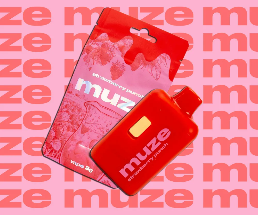 Strawberry Punch Disposable Vape by Muze, vape