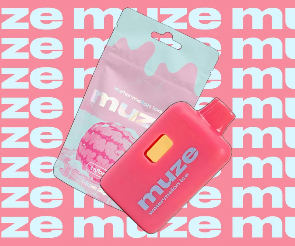 Watermelon Ice Disposable Vape by Muze, vape