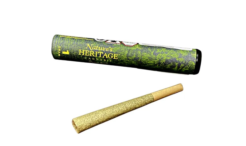 Early Lemon Berry Pre-roll by Nature's Heritage, pre-roll
