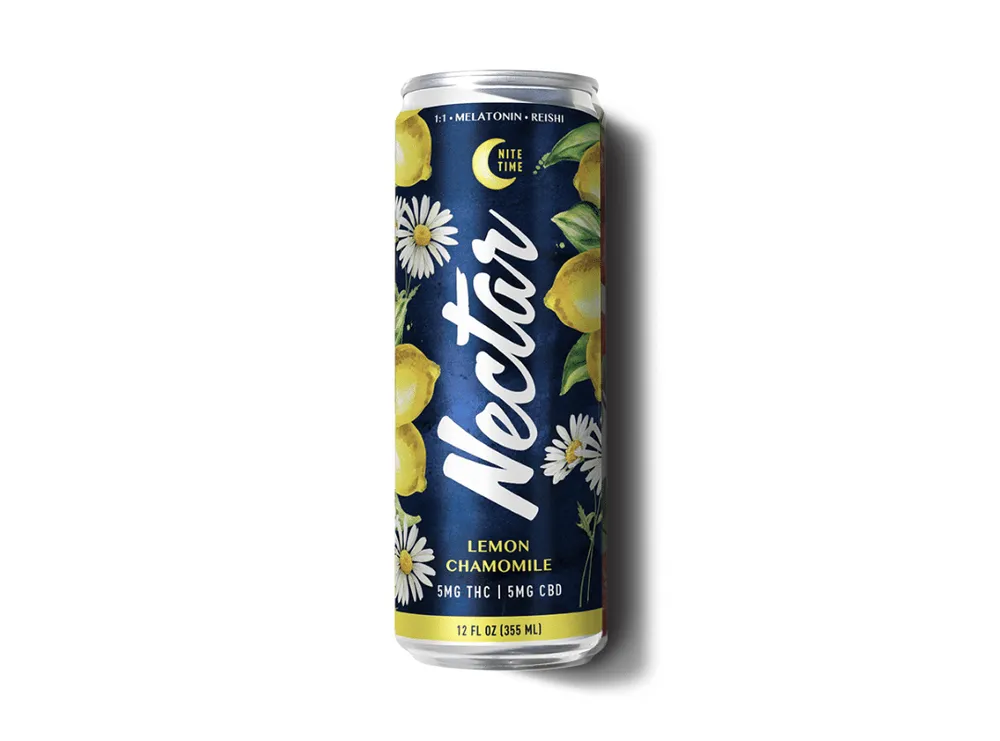 1:1 THC:CBD Lemon Chamomile Infused Mocktail by Nectar