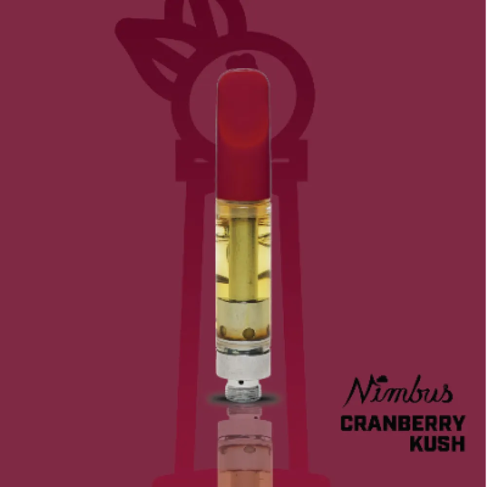 Cranberry Kush Oil Cartridge by Nimbus, vape