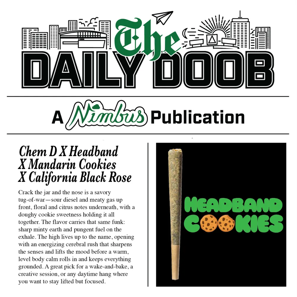 Headband Cookies Pre-roll by Nimbus, pre-roll