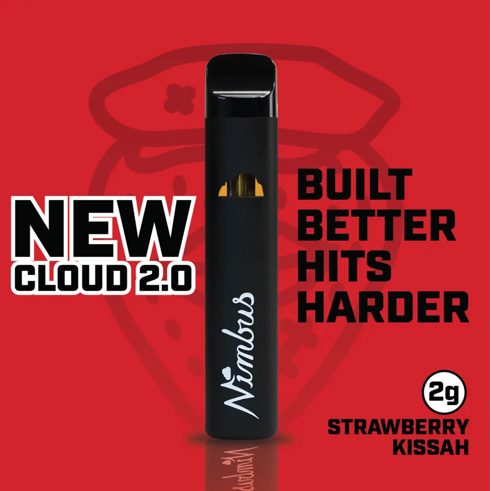 Strawberry Kissah Disposable Vape Pen by Nimbus, vape