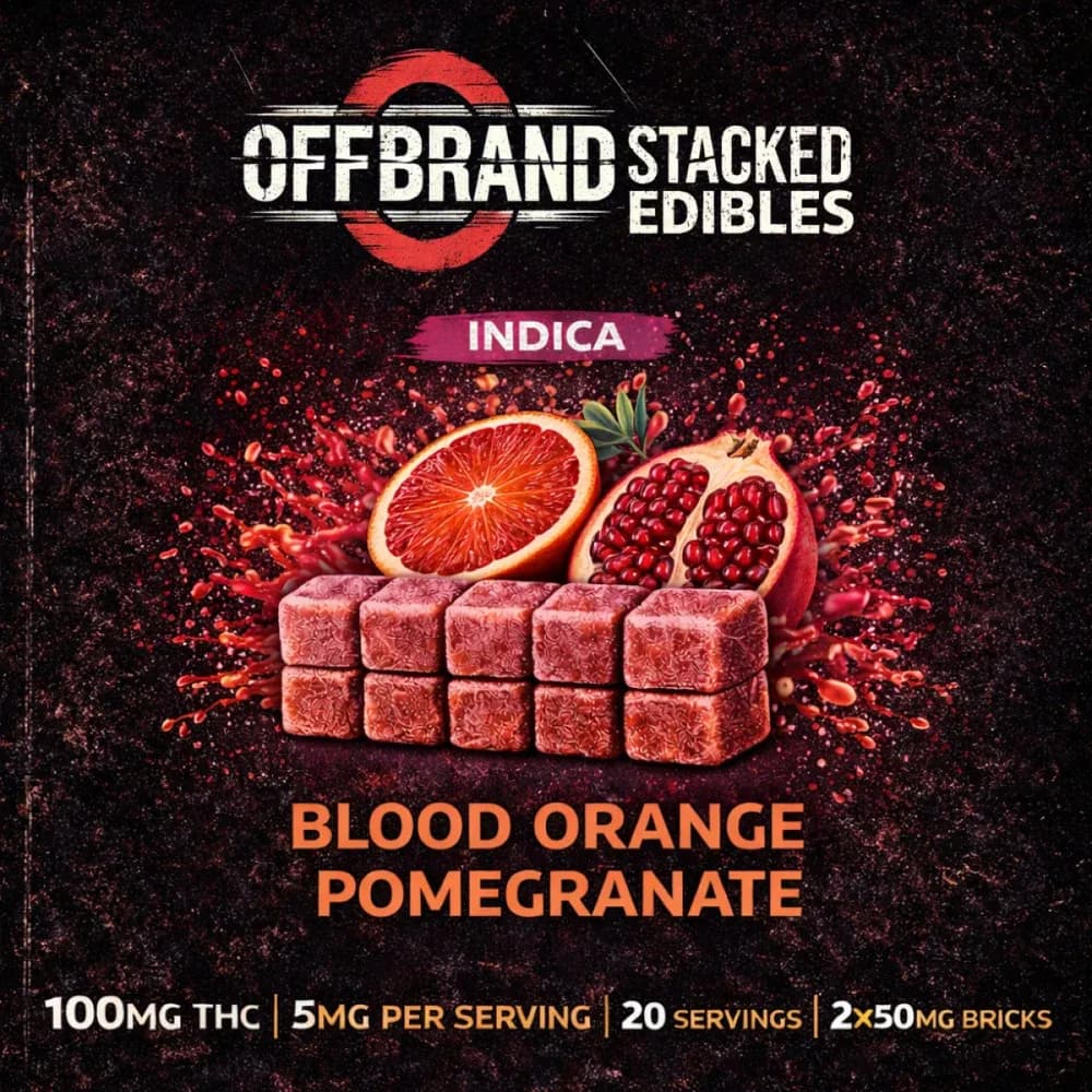 Stacked Blood Orange Pomegranate Gummies 20pck by Offbrand