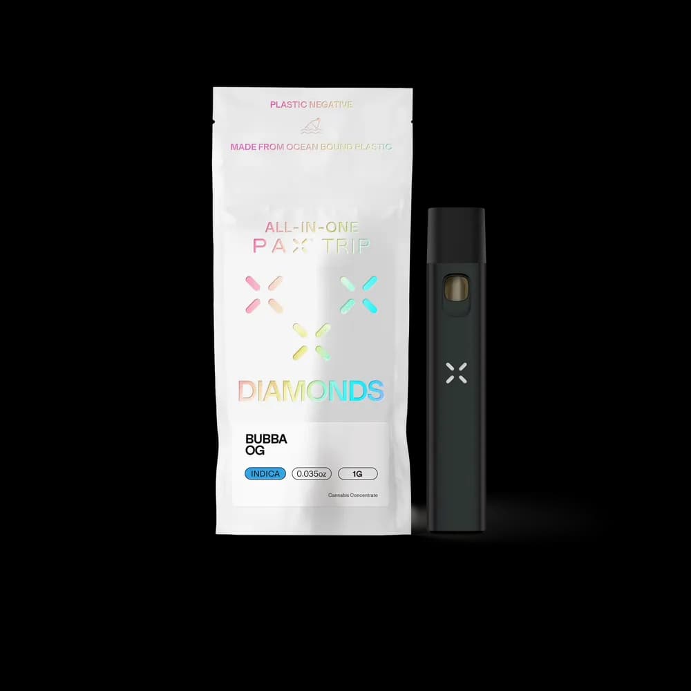 Bubba OG Liquid Diamonds Disposable Vape Pen by PAX, vape