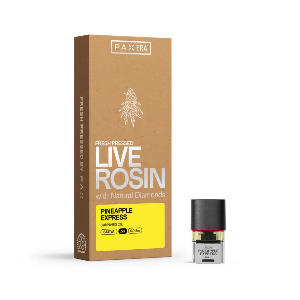 Pineapple Express Live Rosin with Diamonds PAX Pod by PAX, vape