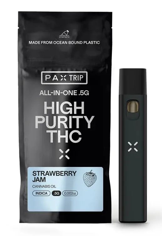 Strawberry Jam High Purity THC All-In-One by PAX, vape