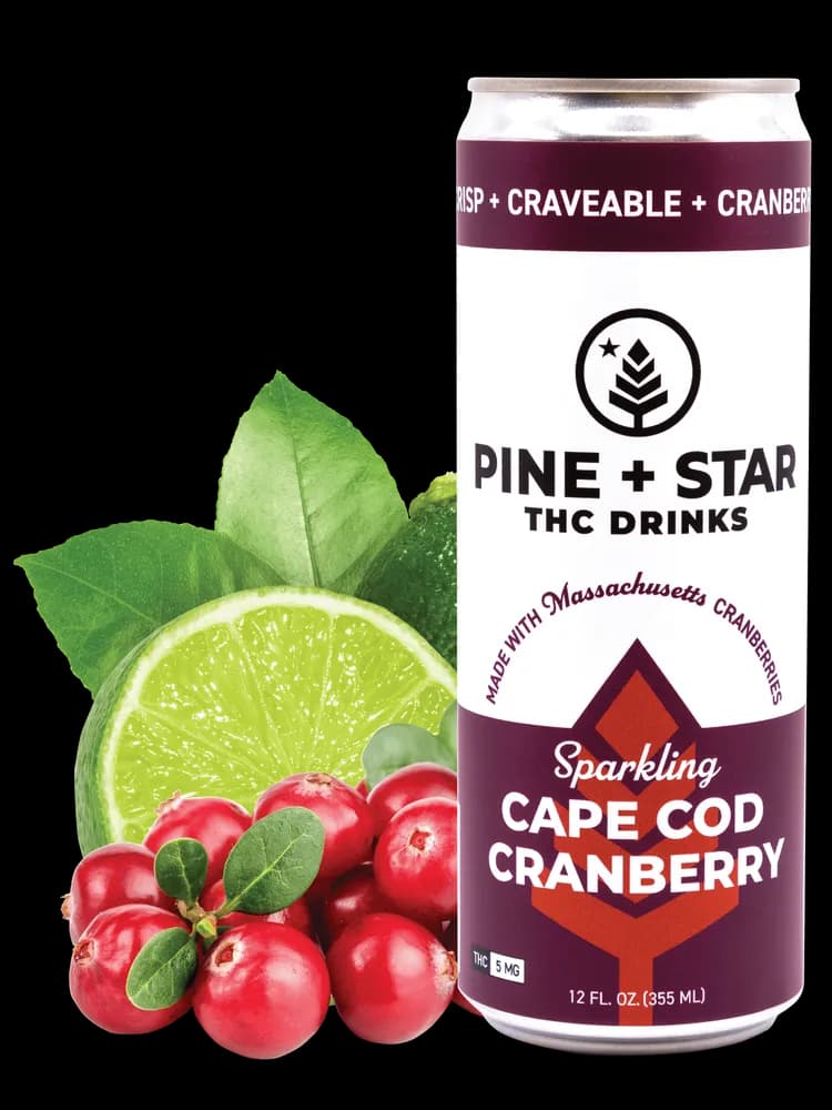 Sparkling Cape Cod Cranberry by Pine + Star, edible