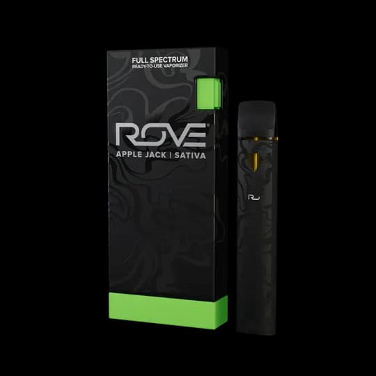 Apple Jack Ready-To-Use Full Spectrum Diamond Vape Pen by Rove, vape