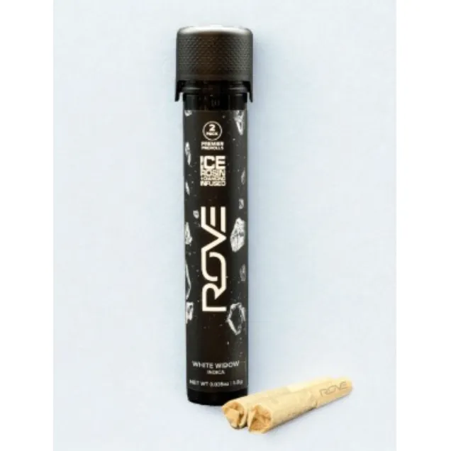 Banana Pie Rosin + Diamonds + Ice Hash Infused Pre-roll by Rove, pre-roll