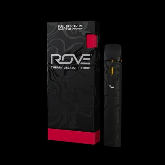 Cherry Gelato Ready-To-Use Full Spectrum Diamond Vape Pen by Rove, vape