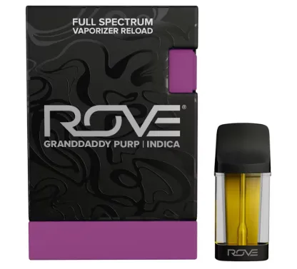 Granddaddy Purp Full Spectrum Diamond Vape Reload by Rove, vape