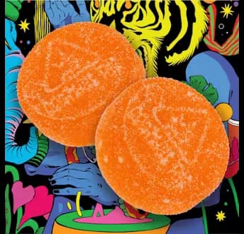 Outrageous Orange Gummies by Sapura, edible