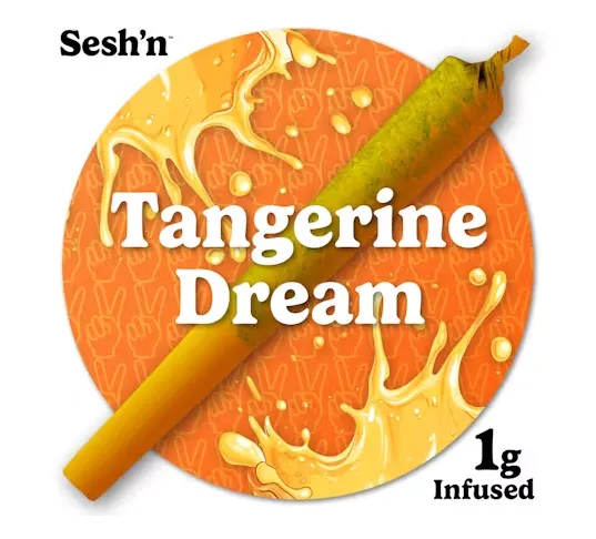 Passionfruit Paradise Infused Pre-roll by Sesh'n
