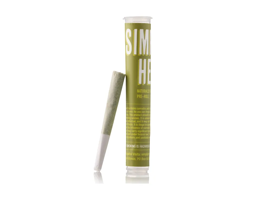 Snake Eyes Pre-roll by Simply Herb, pre-roll