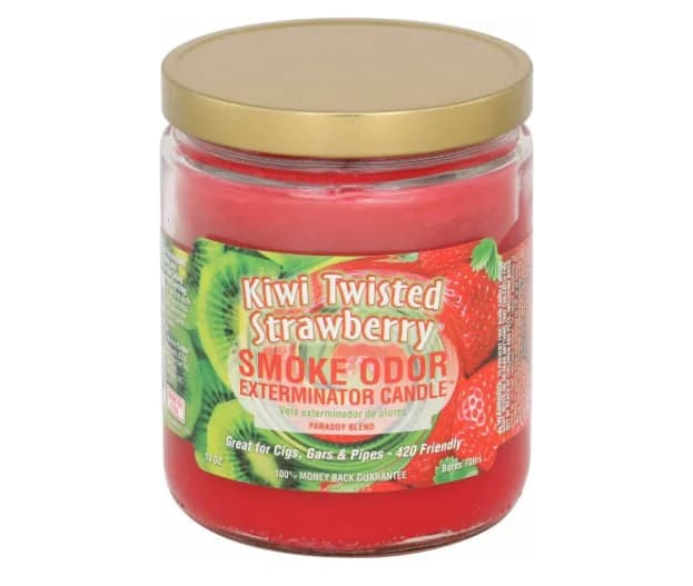 Kiwi Twisted Strawberry Candle by Smoke Odor Candles