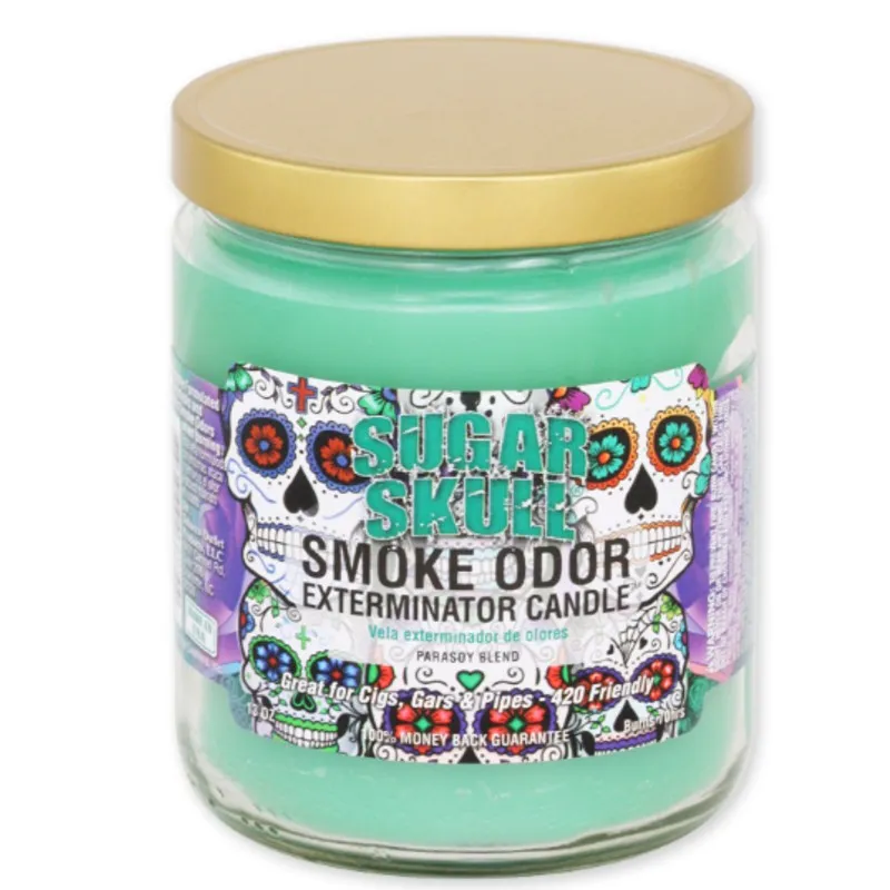 Sugar Skull Candle by Smoke Odor Candles, accessory