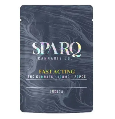 Punch Fast Acting Indica Gummies by SPARQ, edible