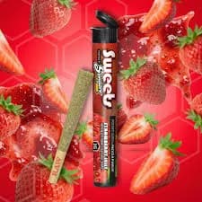 Strawberry Jelly Infused Pre-roll by Stingers Sweets, pre-roll