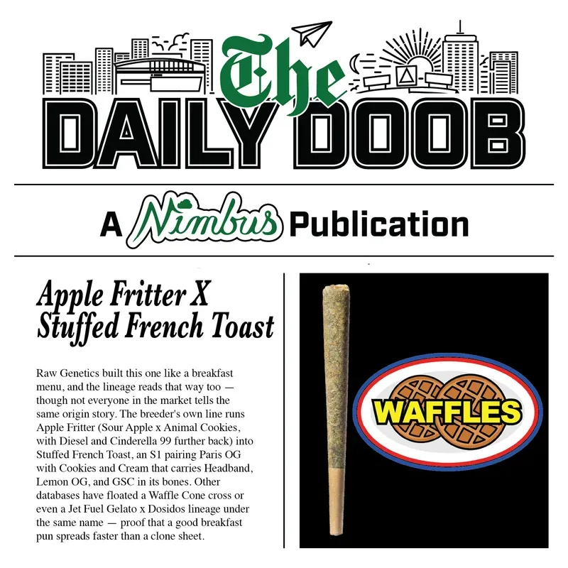 Waffles Pre-roll by The Daily Doob, pre-roll