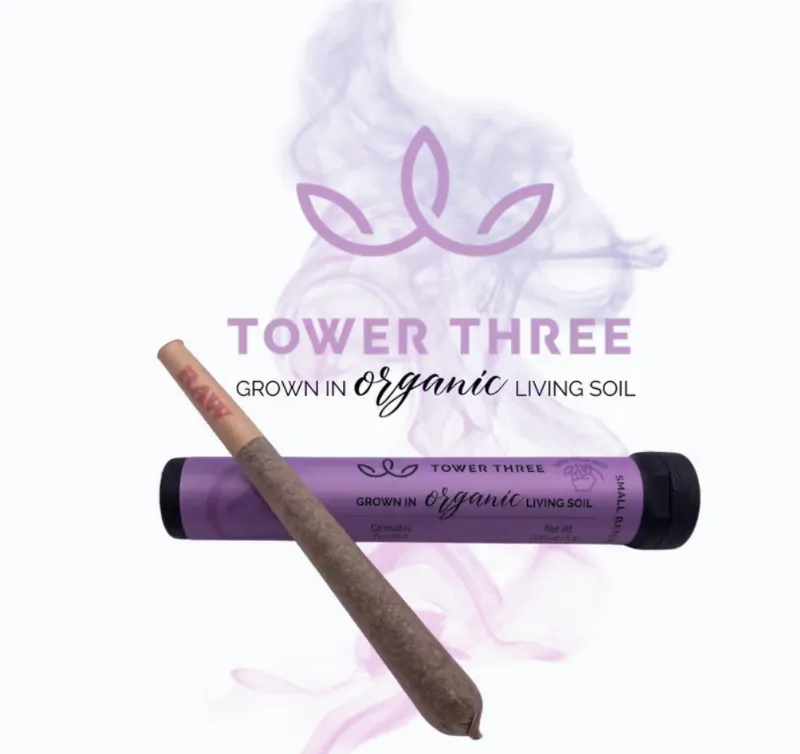 Kush Mints Pre-roll by Tower Three, pre-roll