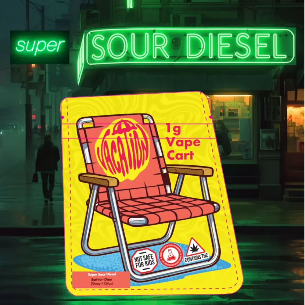 Super Sour Diesel Oil Cartridge by Vacation