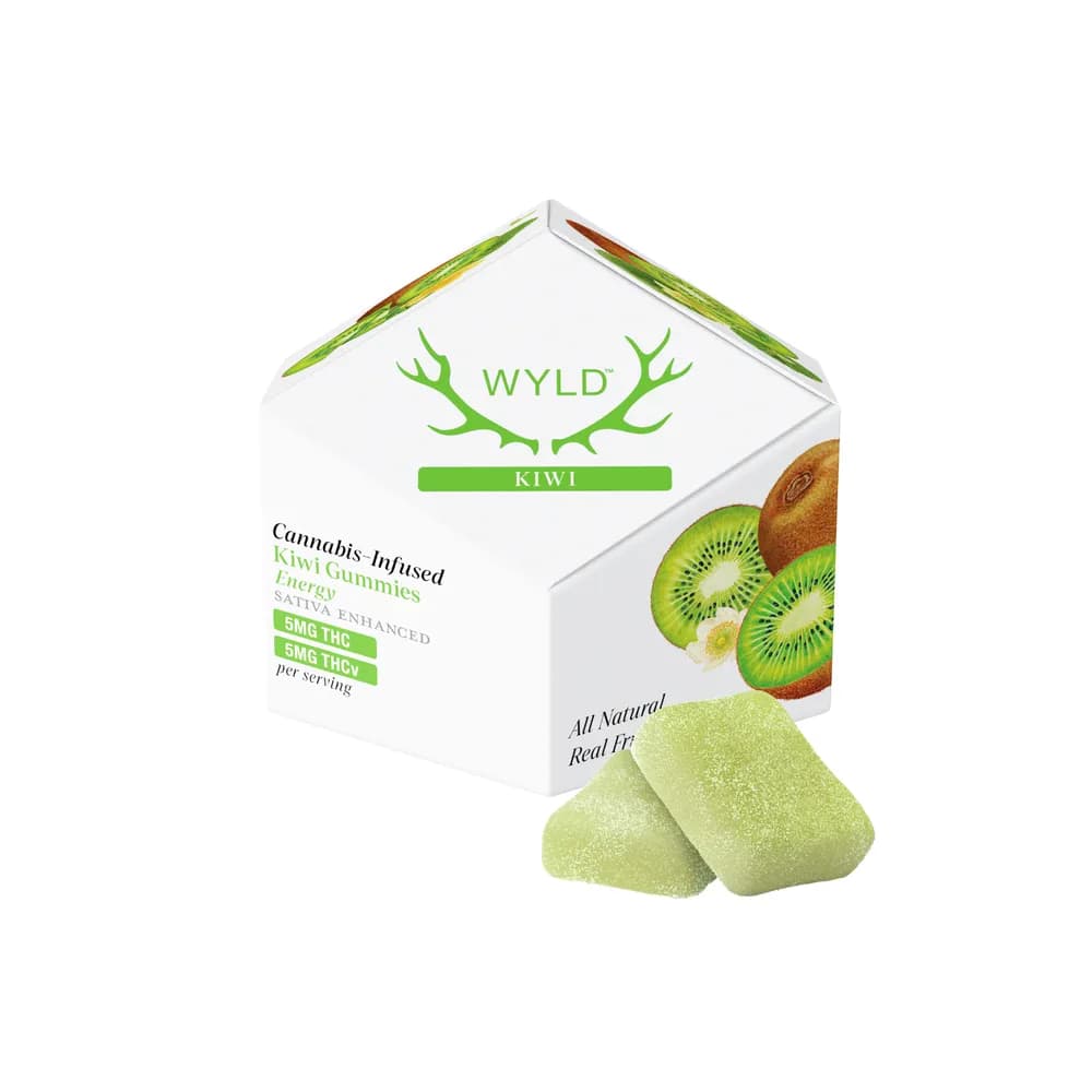 1:1 THC:THCV Kiwi Gummies by Wyld, edible