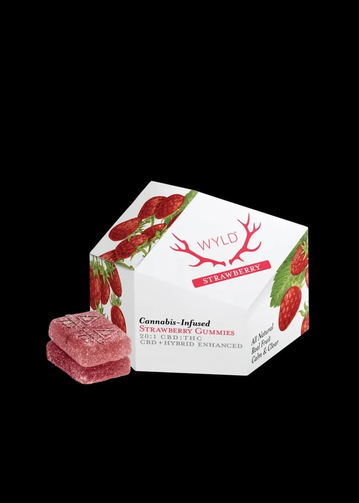 20:1 CBD Strawberry Gummies by Wyld, edible