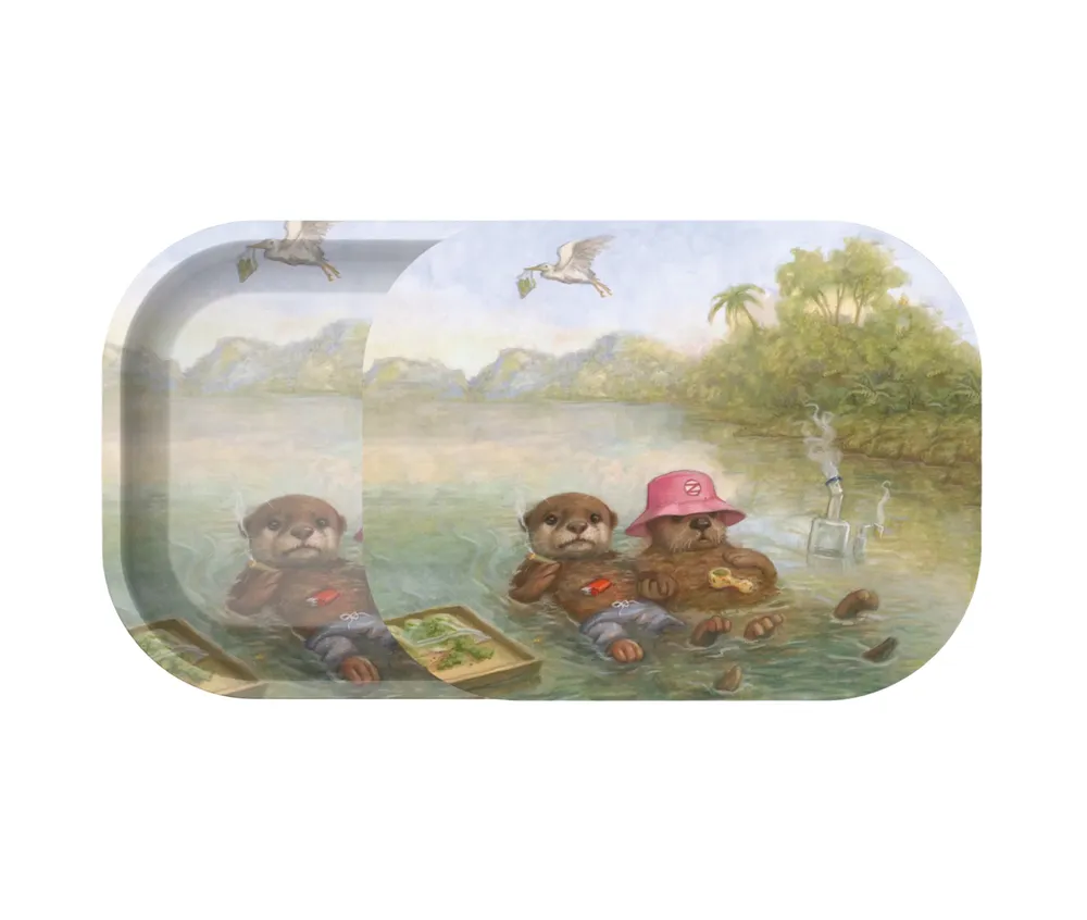"Joint Hands" Rolling Tray w/ Magnetic Cover by ZZZ's Rolling Paper Company, accessory
