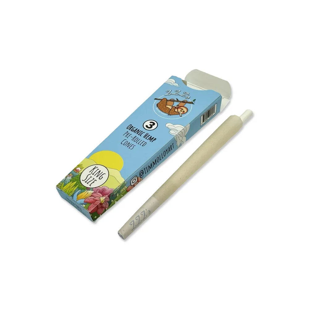 "Samuel the Sloth" King Size Cones by ZZZ's Rolling Paper Company, accessory